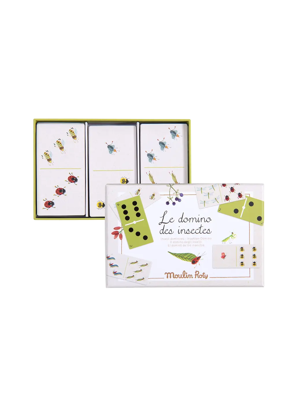 dwustronne domino Owady Le Jardin Moulin Roty BEBE Concept
