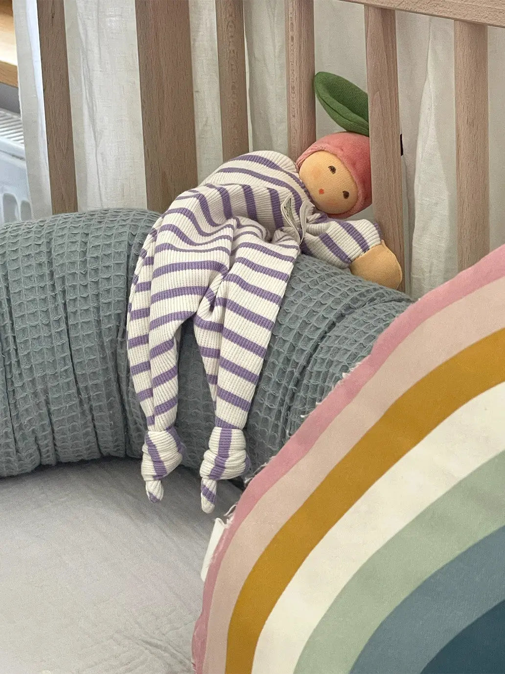 Pierwsza przytulanka Apricot Cuddle Cloth Nanchen Natur BEBE Concept