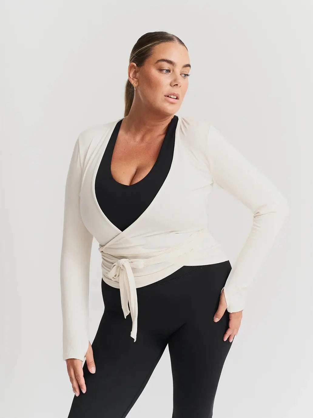 Soft Ballet Wrap Top Sisterly Tribe BEBE Concept
