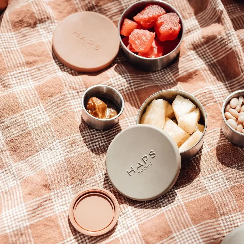 OUTLET stalowe trio pojemników na jedzenie bébé concept BÉBÉ Concept