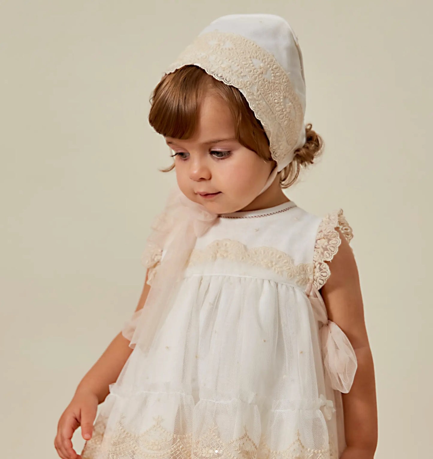 Niemowlęca sukienka z bloomersami | rozm. 6m Martin Aranda BEBE Concept