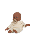 Lalka z miękkim brzuszkiem, ubrankiem i smoczkiem Konges Slojd BÉBÉ Concept