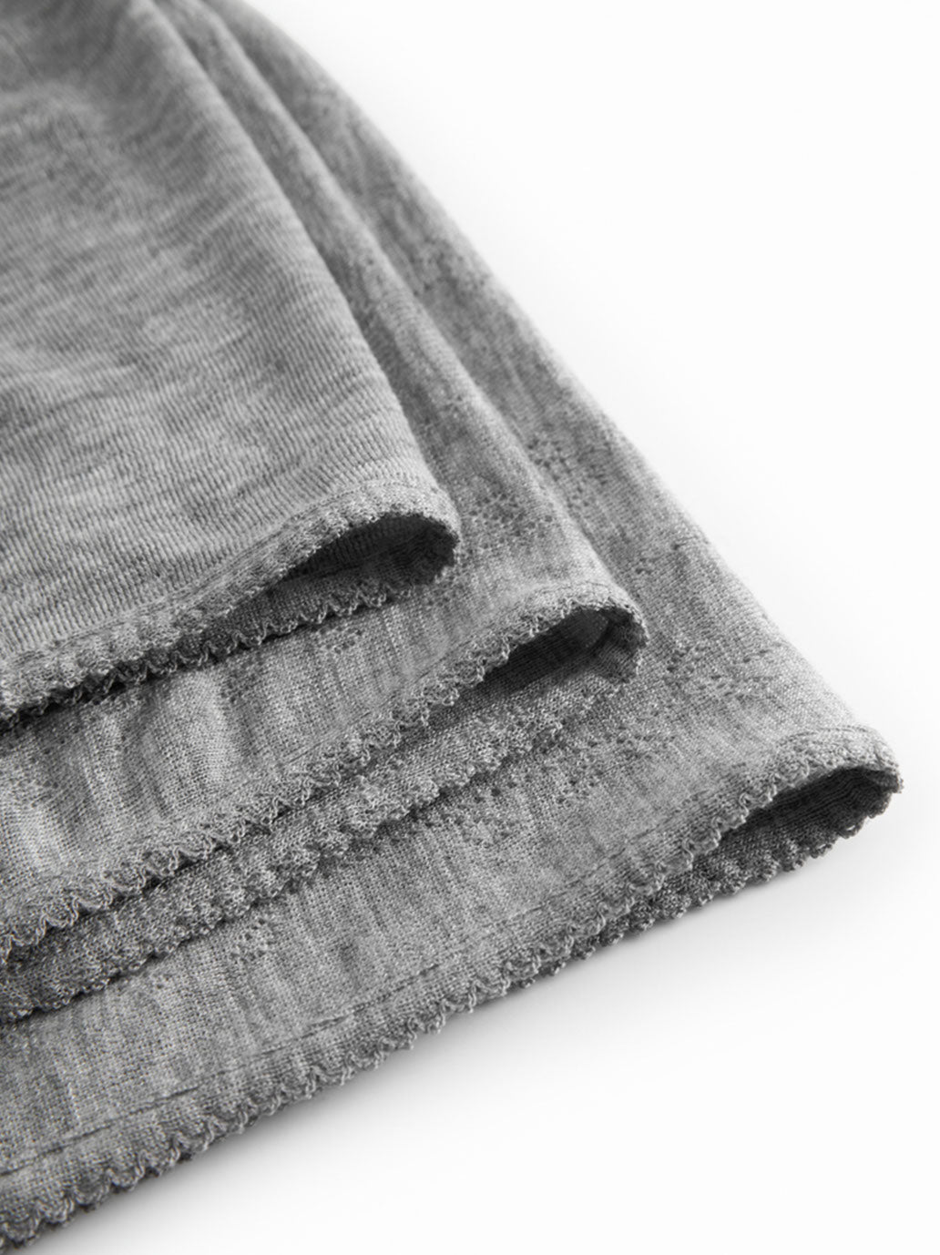 Kocyk niemowlęcy z wełny merino Alida Pointelle MarMar Copenhagen BÉBÉ Concept