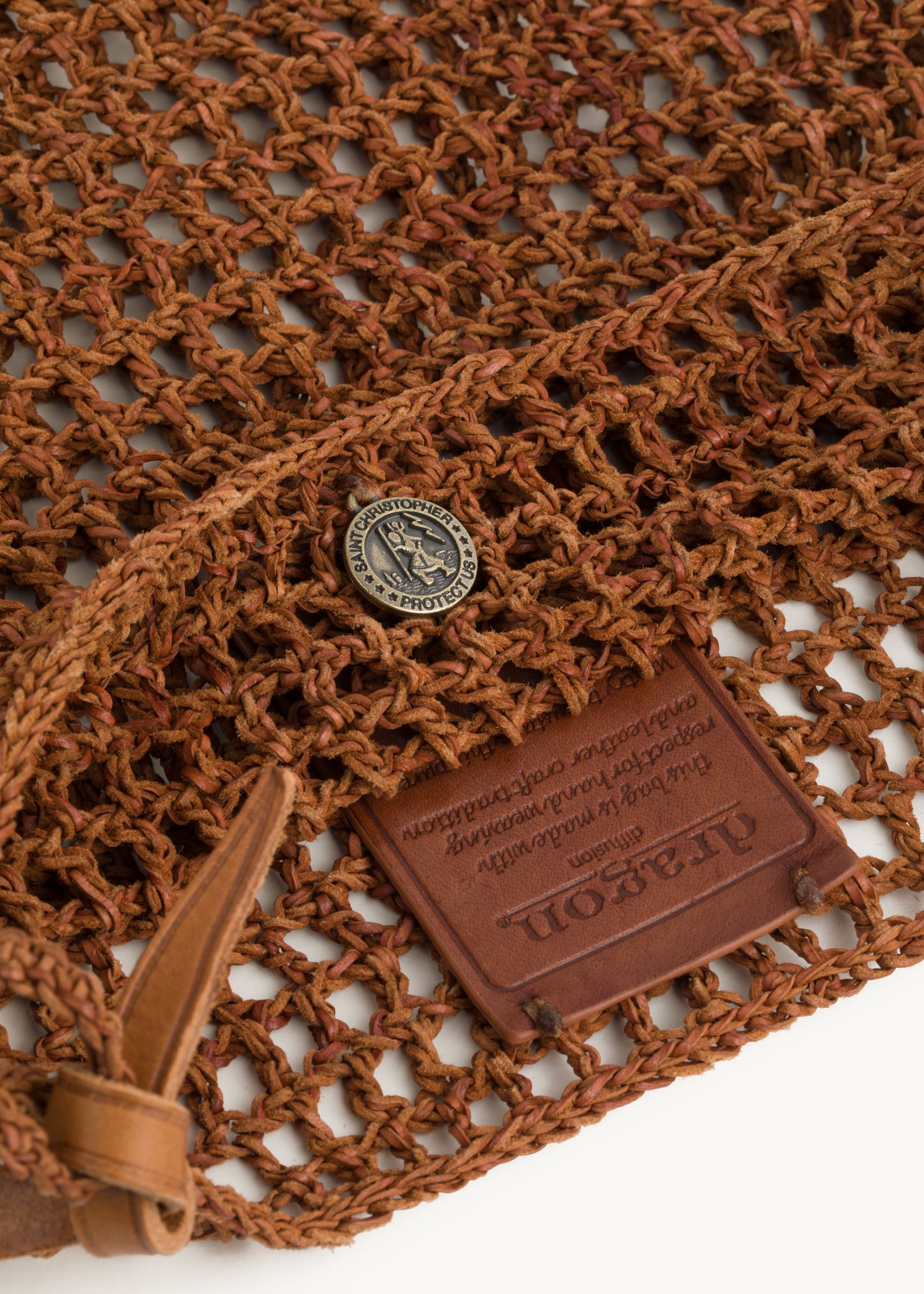 Skórzana pleciona torba Knit Hobo Dragon Diffusion BÉBÉ Concept