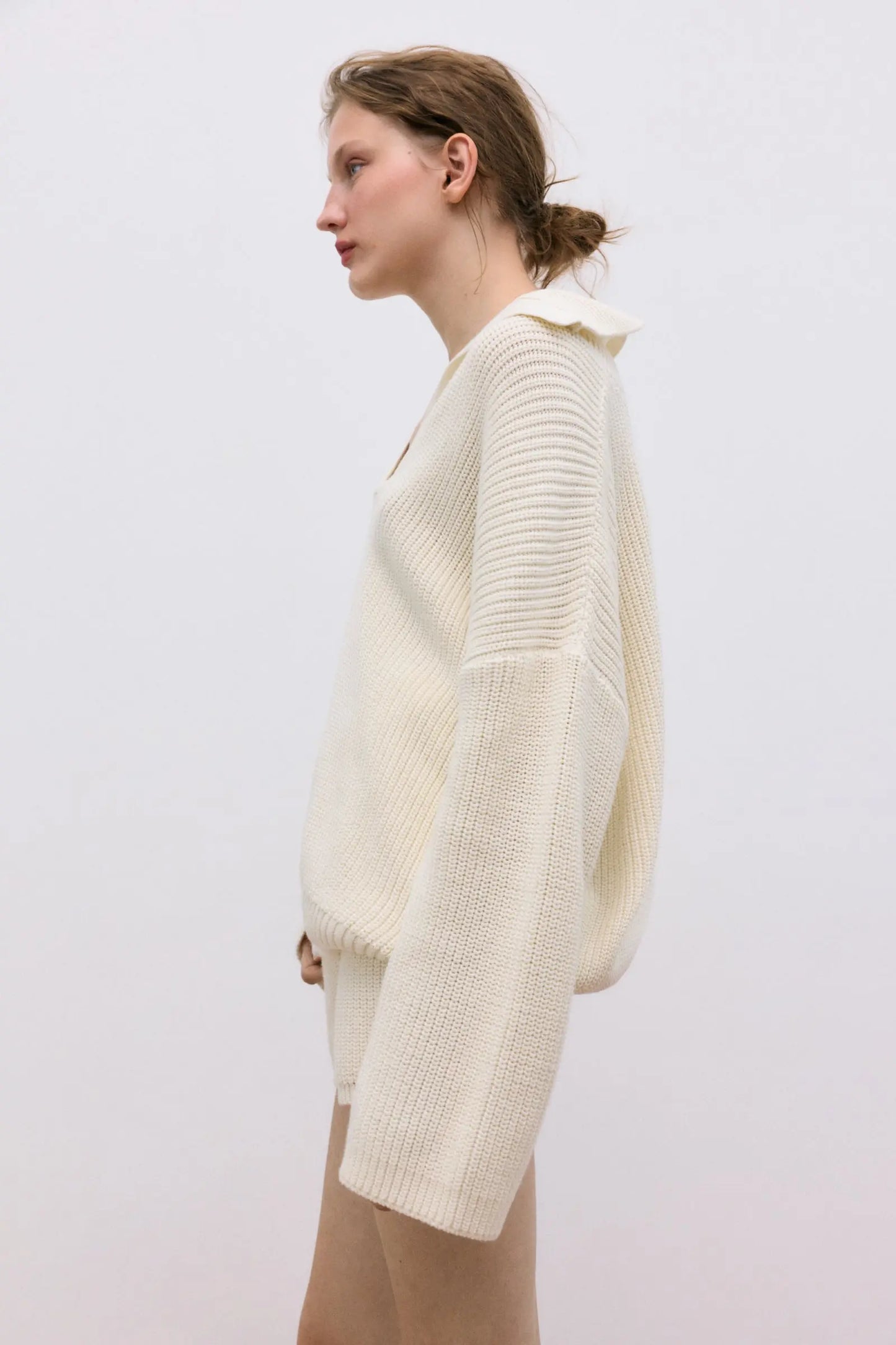 Lotus Woman Polo Ecru The New Society BEBE Concept