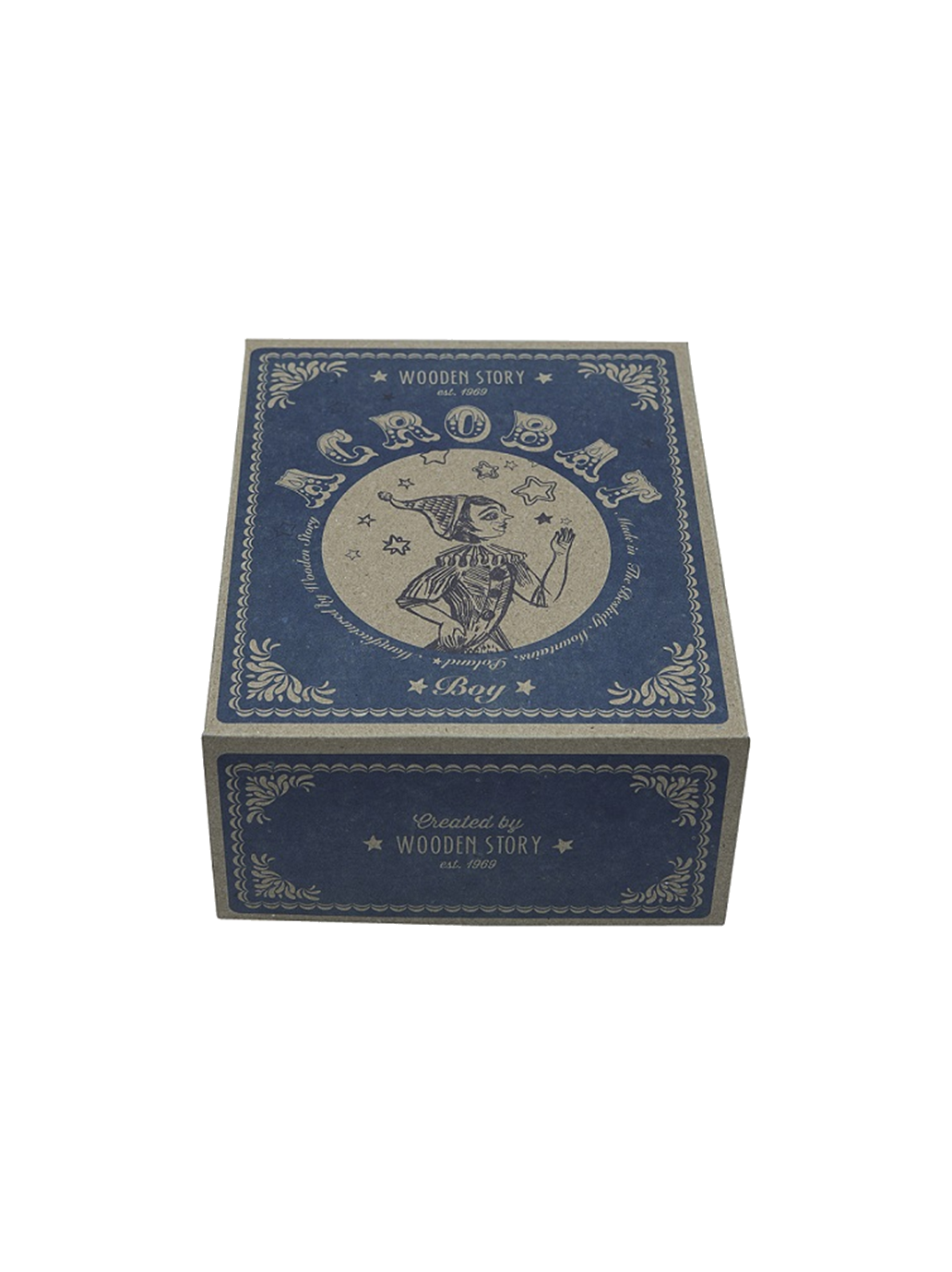 Drewniana zabawka vintage Akrobata Wooden Story BÉBÉ Concept