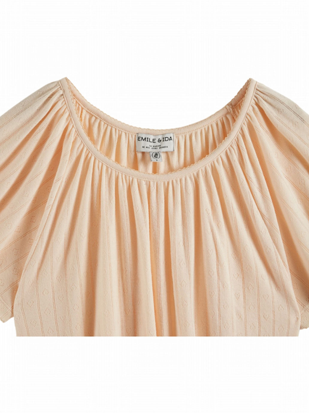 Damska koszulka Pointelle Emile et Ida BÉBÉ Concept