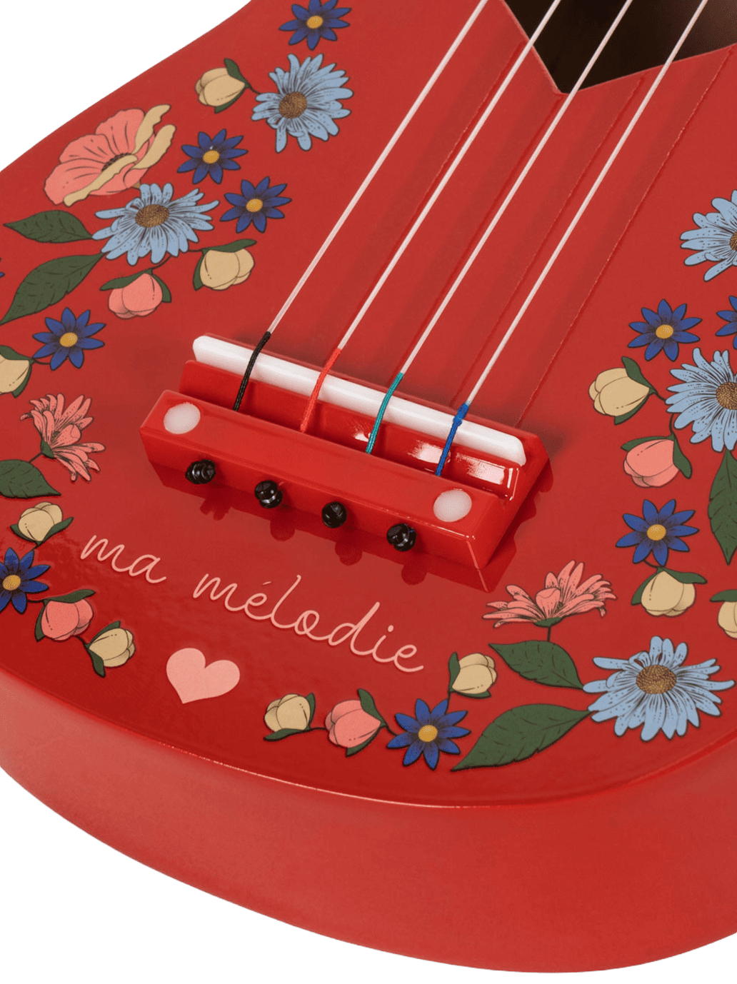 Drewniana gitara ukulele dla dzieci Konges Slojd BÉBÉ Concept