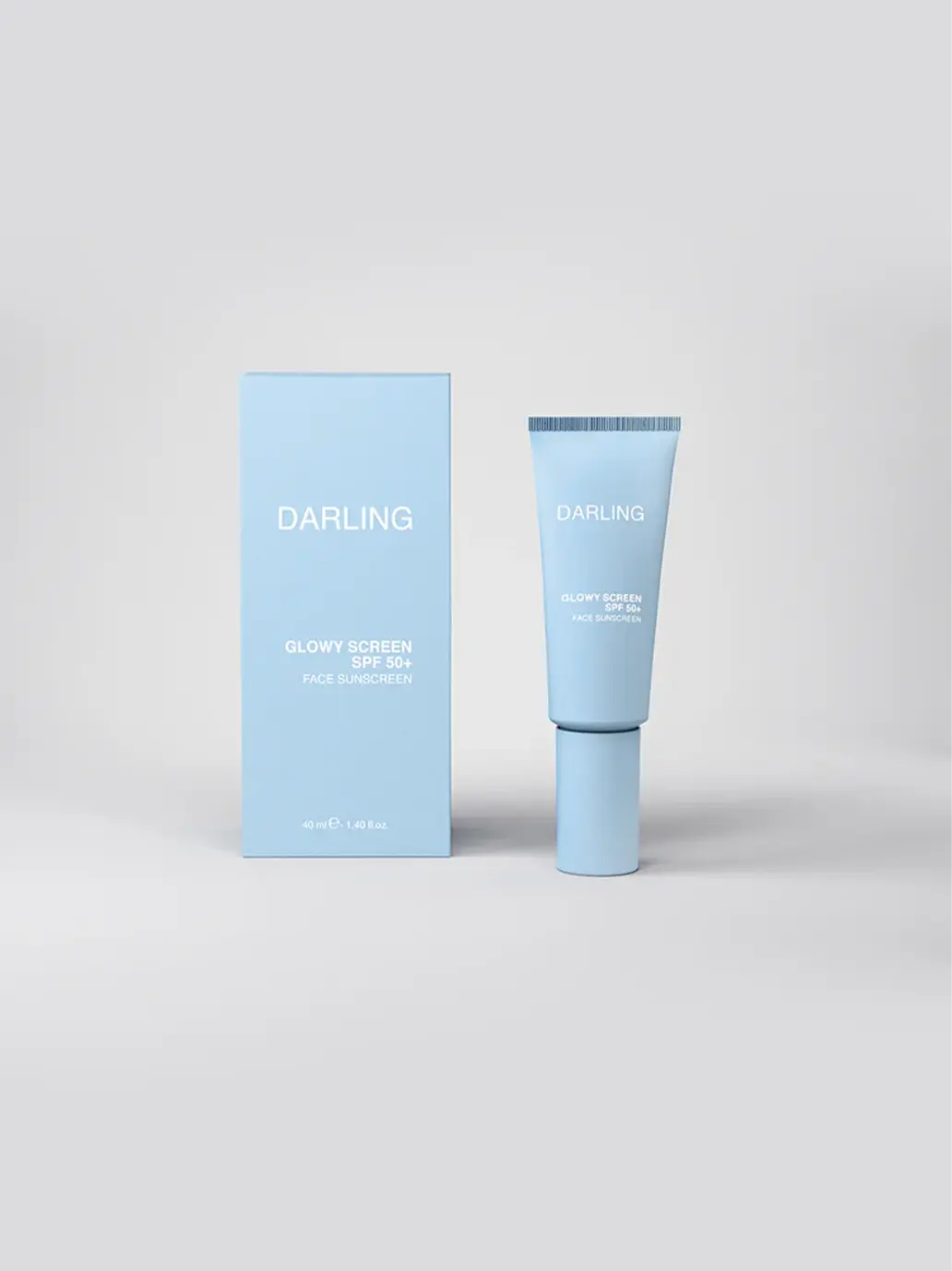 Rozświetlający krem ochronny Glowy Screen SPF 50+ DARLING BEBE Concept