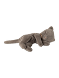 Śpiący kotek przytulanka Small Grey GREY