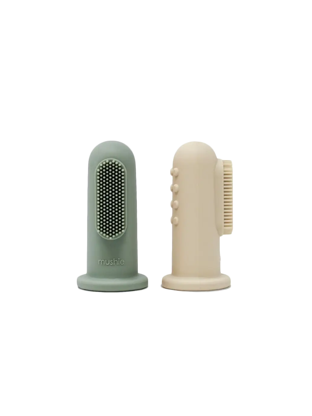 zestaw silikonowych szczoteczek na palec 2 pak Mushie BÉBÉ Concept