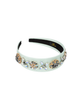 Ozdobna opaska do włosów z kryształami Caren Headband MINT