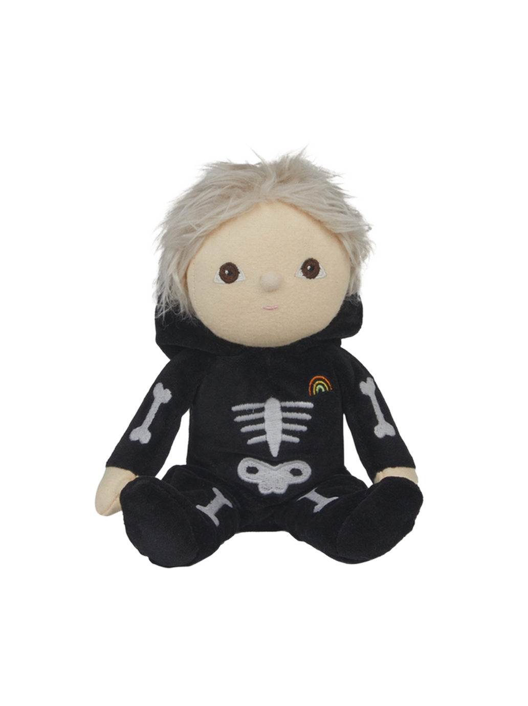Miękka laleczka Dinky Dinkum Halloween Skeleton Olli Ella BÉBÉ Concept