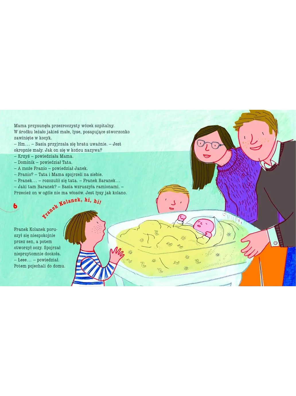 Basia i nowy braciszek Wydawnictwo Harper BÉBÉ Concept