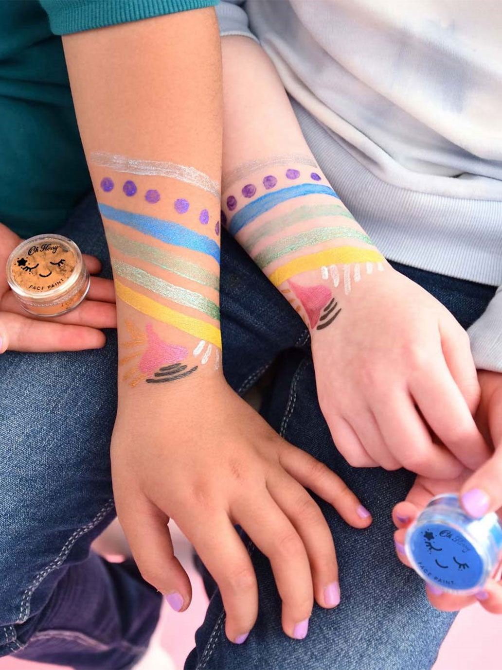 Naturalny zestaw do malowania twarzy dla dzieci Oh Flossy BÉBÉ Concept