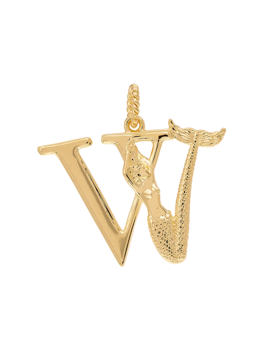 Pozłacana zawieszka Initial Muse Necklace Charm Anna + Nina BÉBÉ Concept