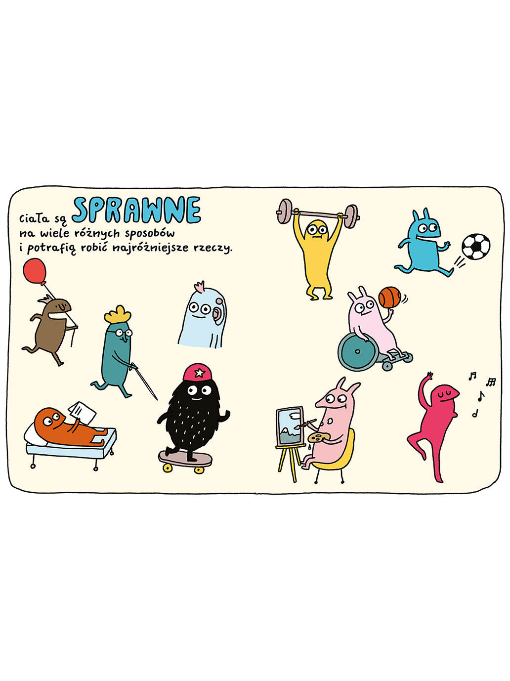 Cześć, Ciało! Wydawnictwo Dwie Siostry BÉBÉ Concept