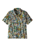 Herren Tidal Threads Camp Shirt UNDERSEA: INK BLACK