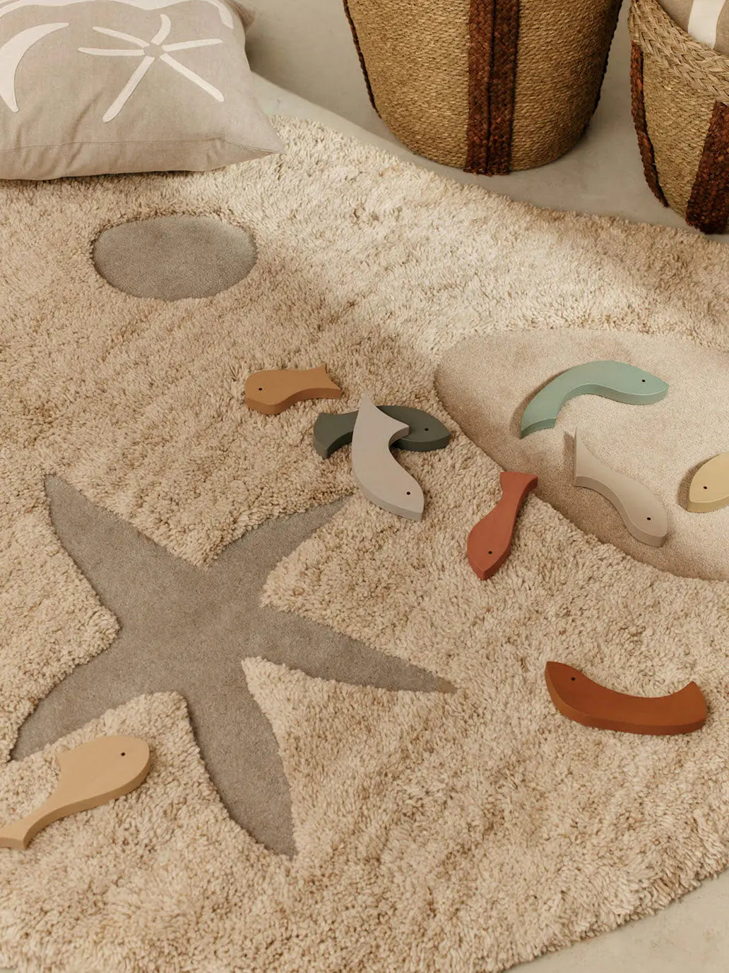 Drewniane puzzle Shoal Ferm Living BEBE Concept