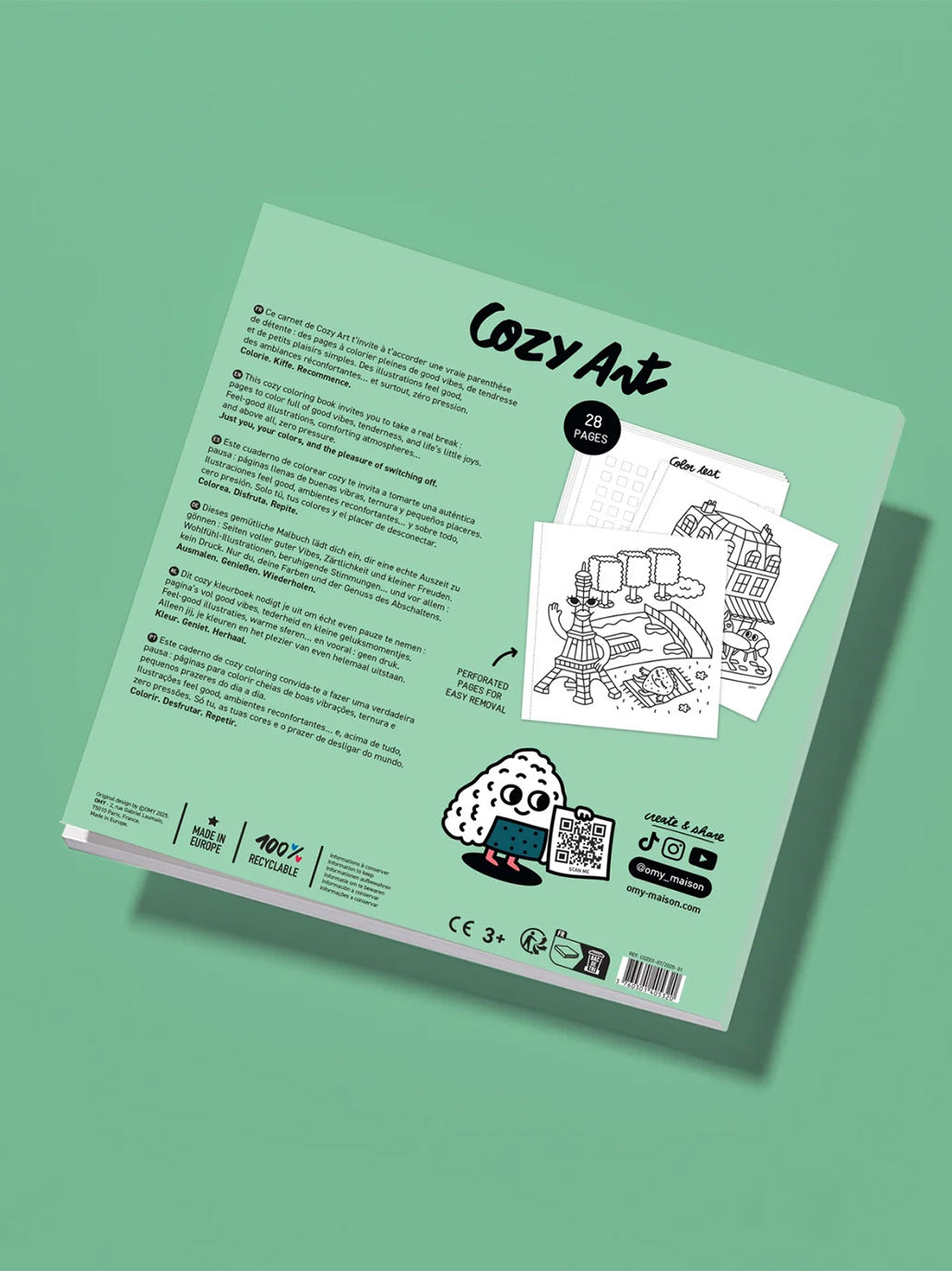 Kolorowanka Cozy Art Paris