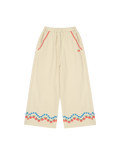 Apple Flower Wide Pants
