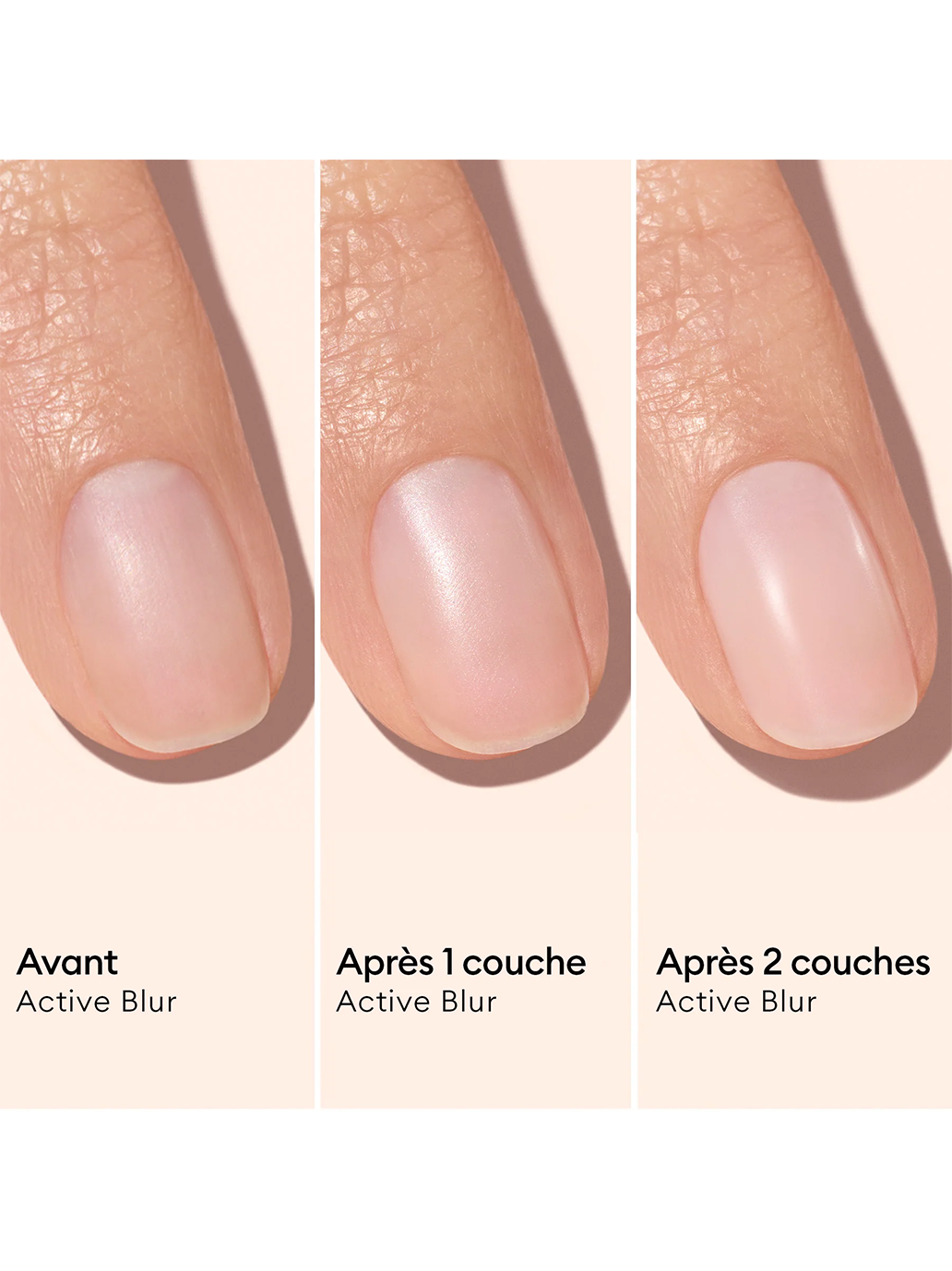 Pielęgnacyjny lakier do paznokci Active Blur Powder Pink