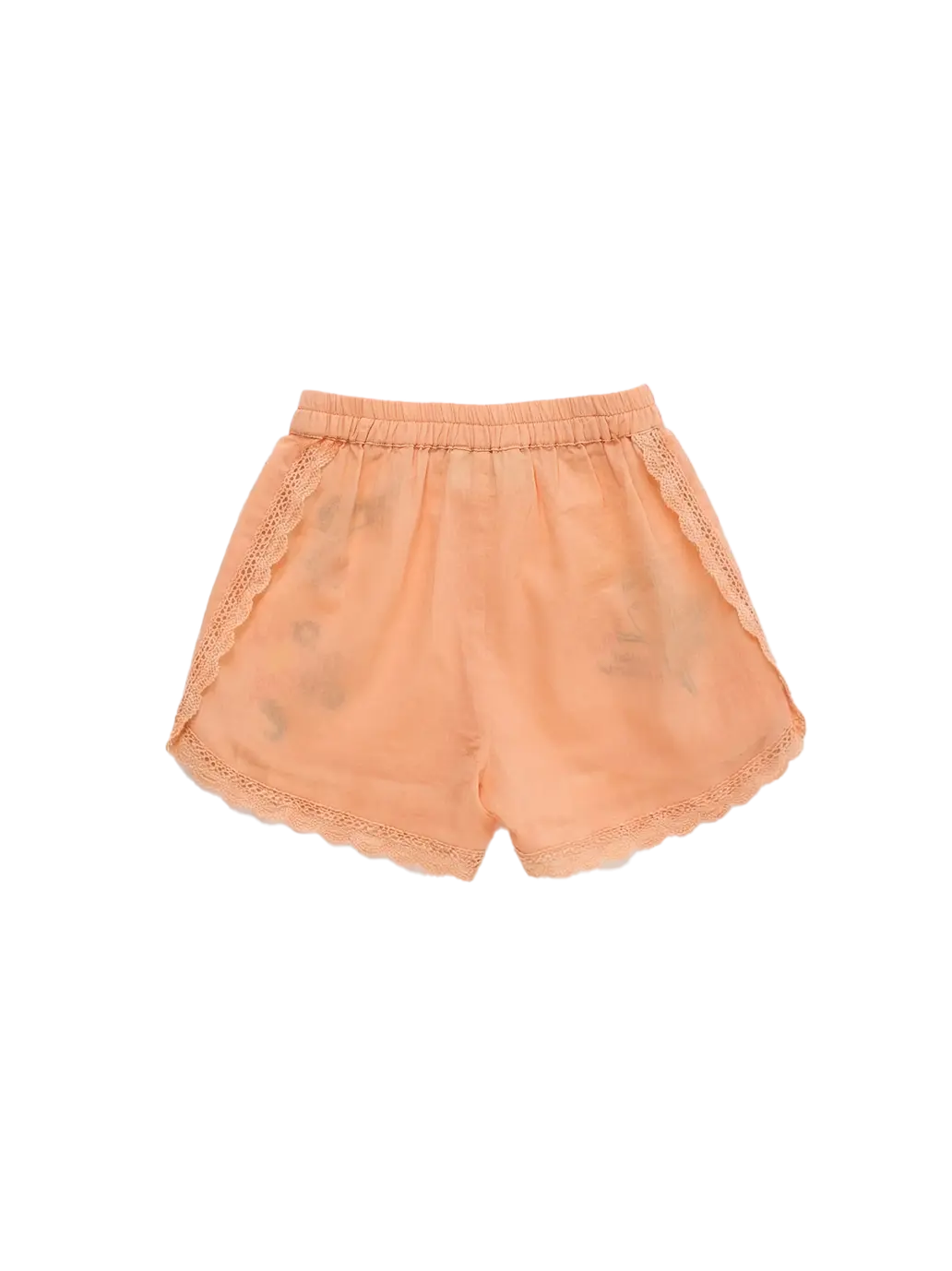 Birds Embroidered Shorts Orange Maison Mangostan BEBE Concept