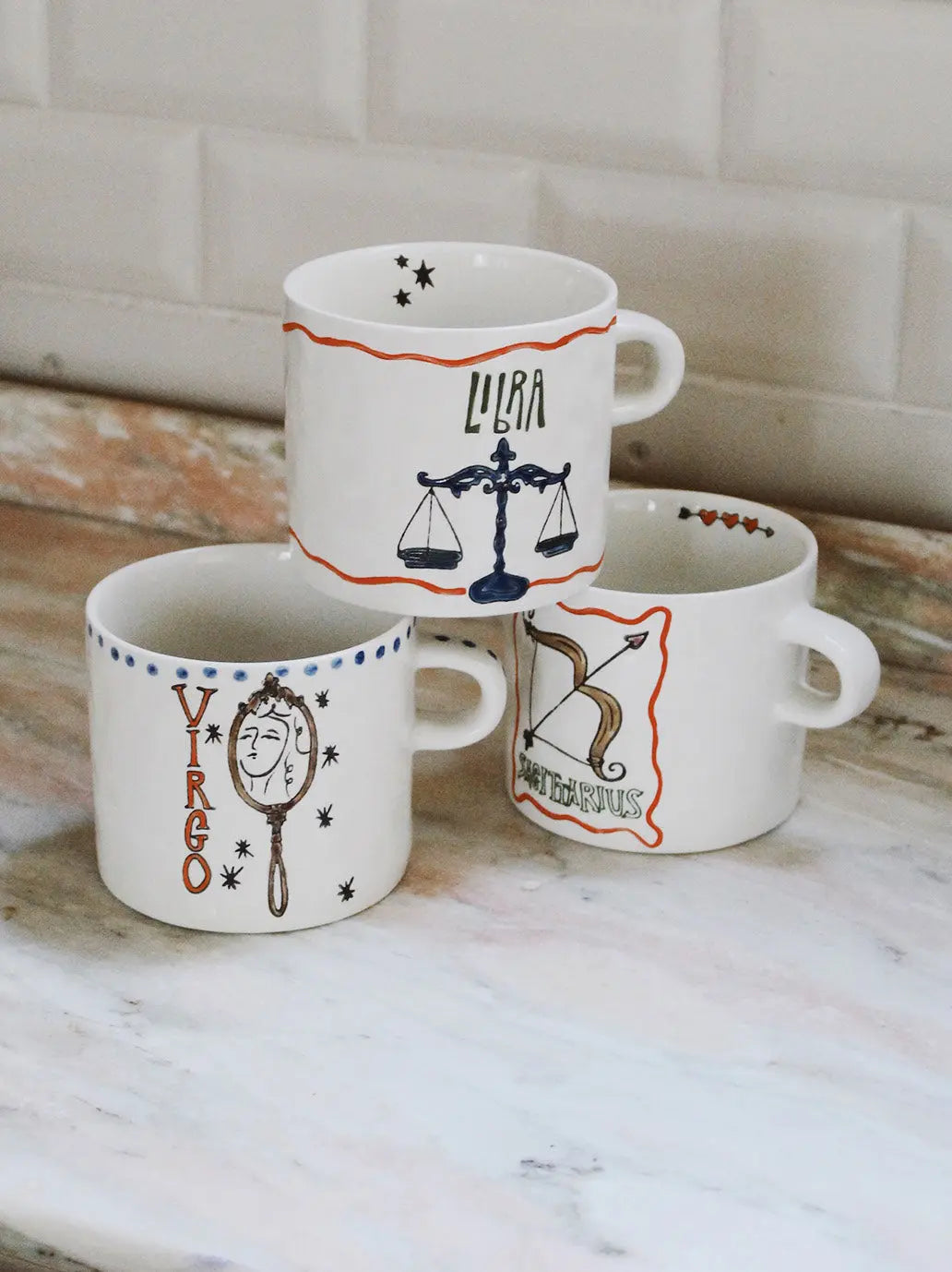 Ceramiczny kubek Zodiac Virgo Anna + Nina BEBE Concept