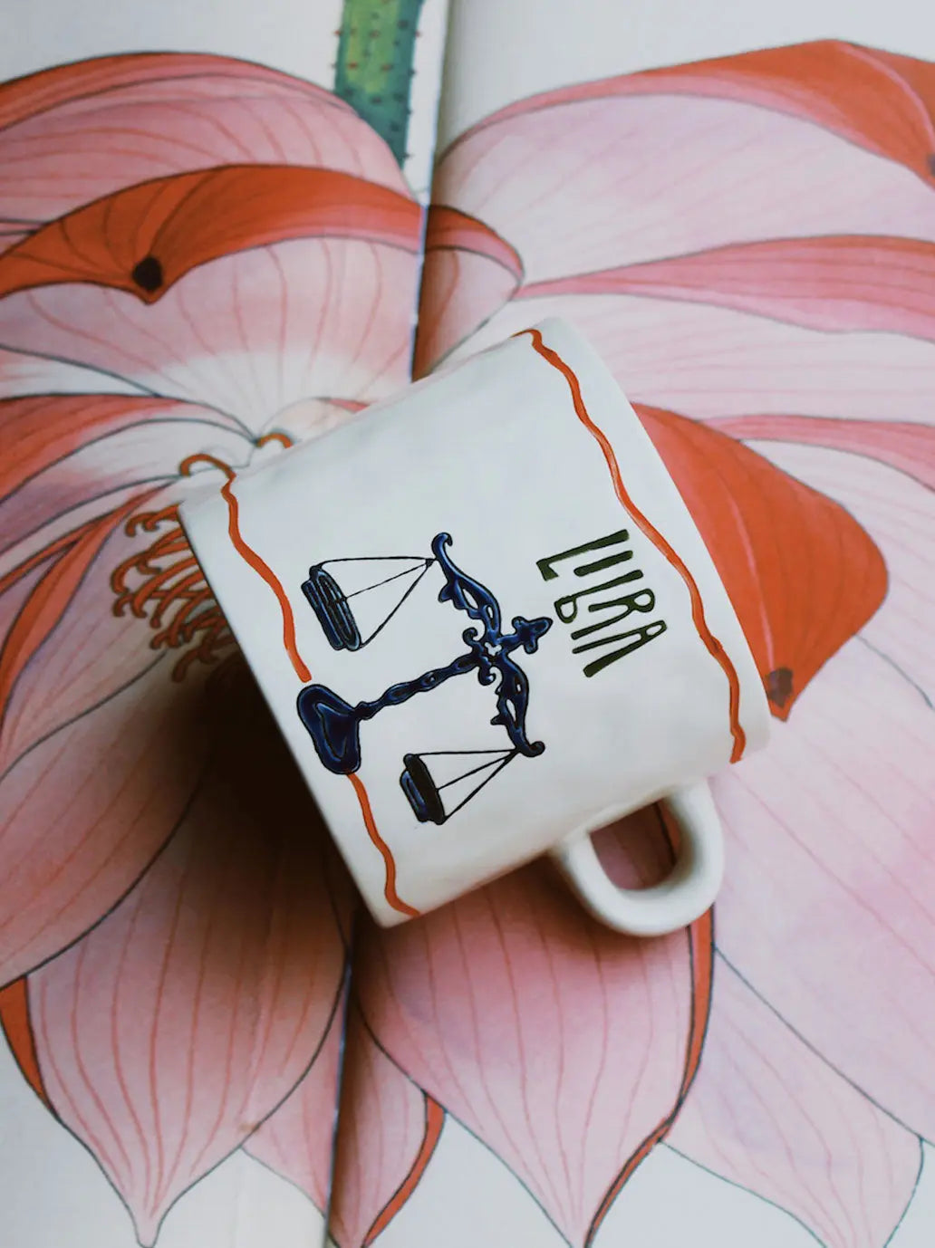 Ceramiczny kubek Zodiac Libra Anna + Nina BEBE Concept