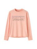Camiseta de manga larga con gorra SW de K P-6 OUTLINE: SUNLIT PINK