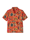 Herren Tidal Threads Camp Shirt WRASSE: POLLINATOR ORANGE