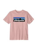 Camiseta con logotipo para niños P-6 MALLOW PINK