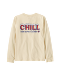 Grafické tričko s dlouhým rukávem CHILL