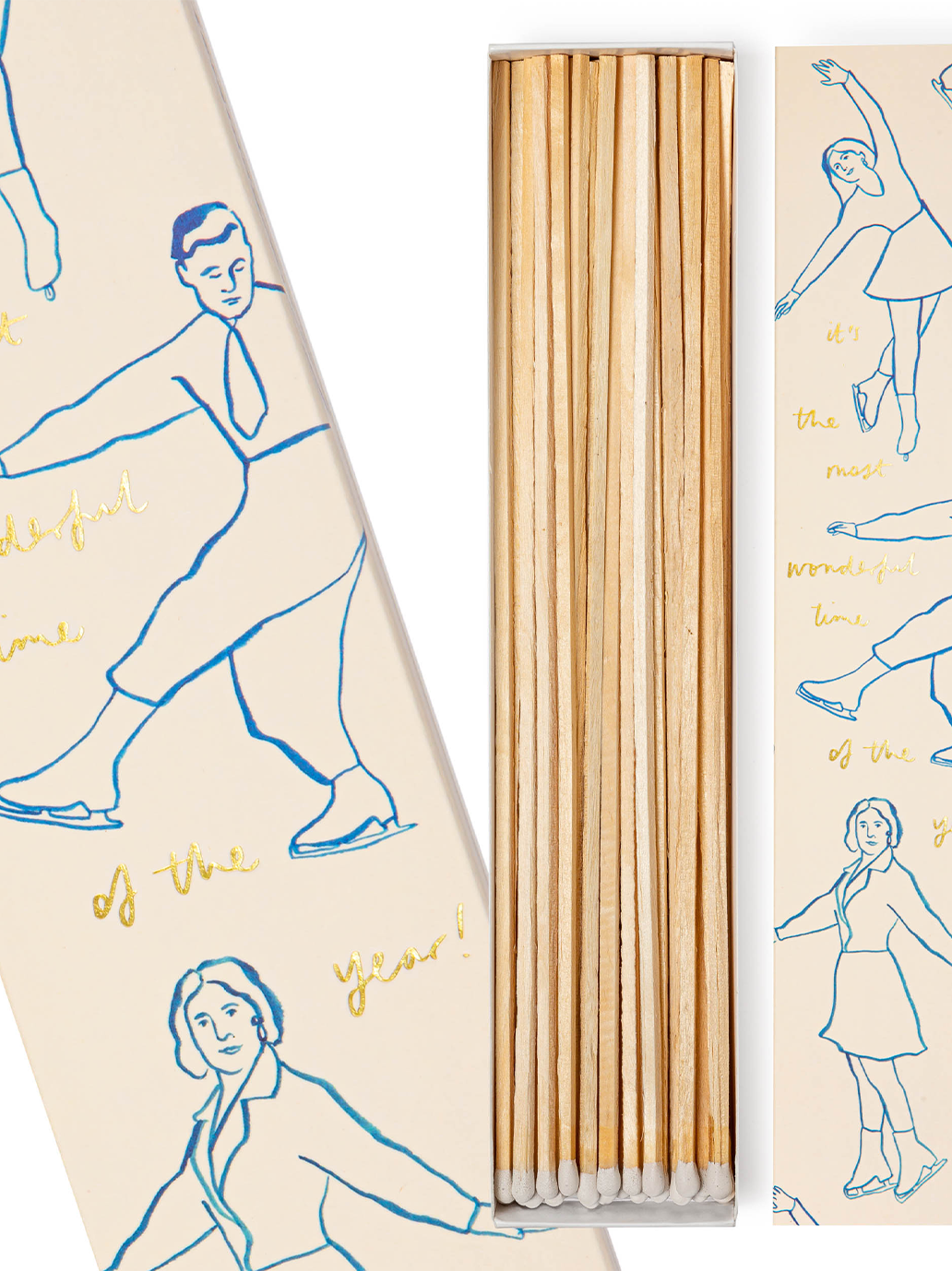 Długie zapałki w ozdobnym pudełku Archivist Gallery BÉBÉ Concept