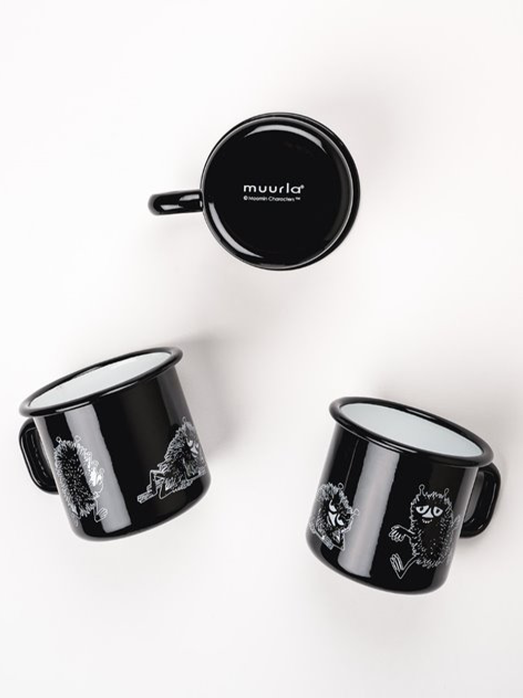 Emaliowany kubek retro Moomin 3.7 dl Muurla BÉBÉ Concept