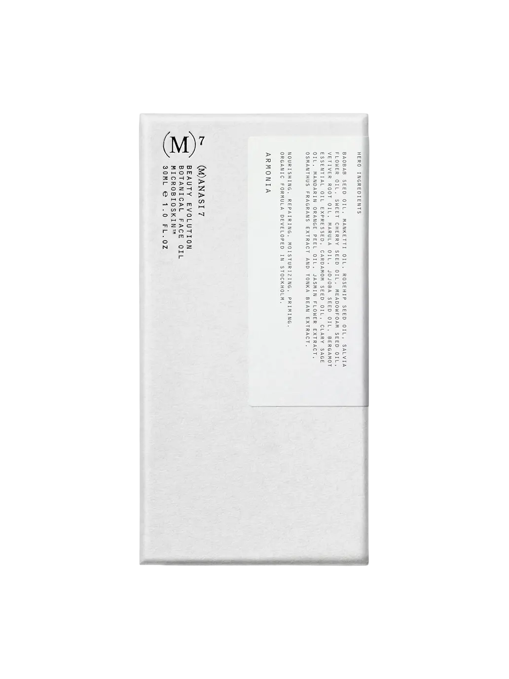 Microbioskin™ Botanical Face Oil Armonia Manasi 7 BEBE Concept