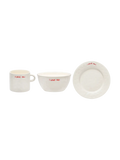 Zestaw naczyń I Love You Breakfast Set Anna + Nina BEBE Concept