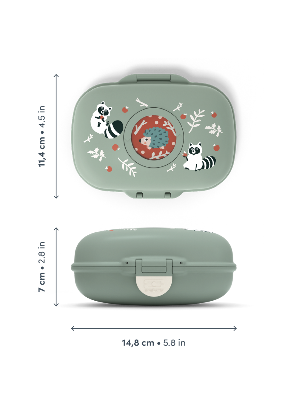 Lunchbox dziecięcy snack box Gram Monbento BÉBÉ Concept