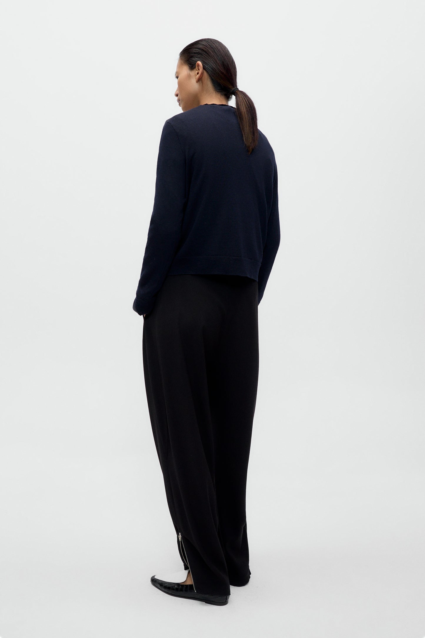 Merino Wool Embellished Cardigan