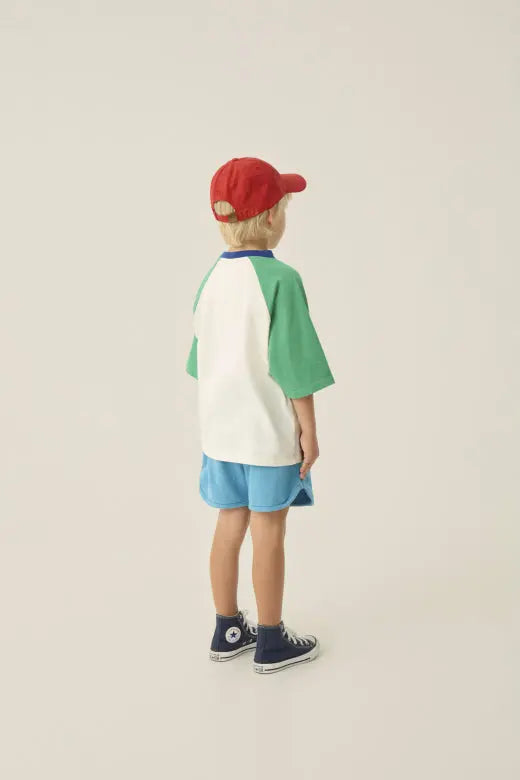 Color Block Green Tshirt The Campamento BEBE Concept