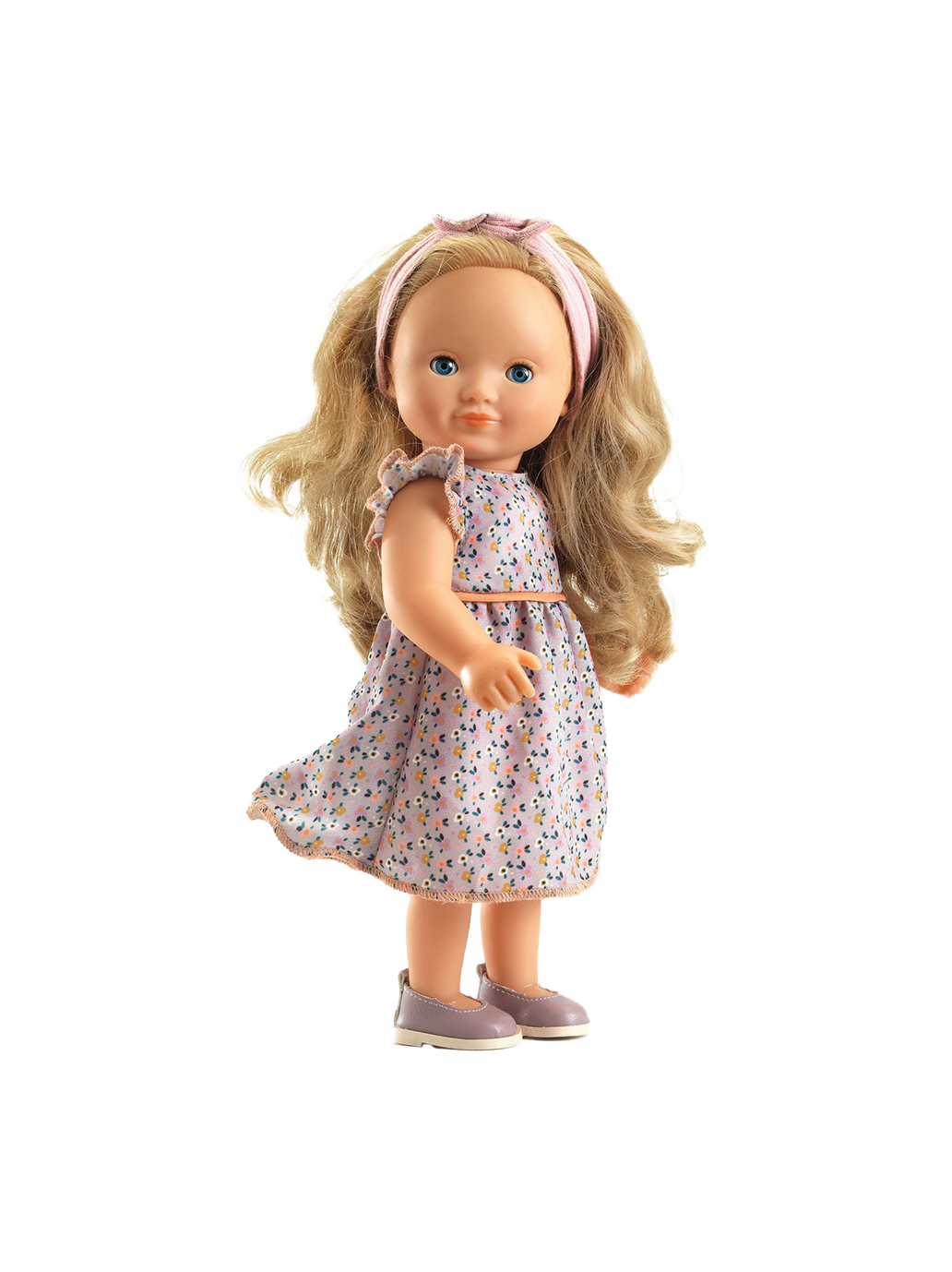 Lalka z ruchomymi powiekami Lovely Pomea Djeco BÉBÉ Concept