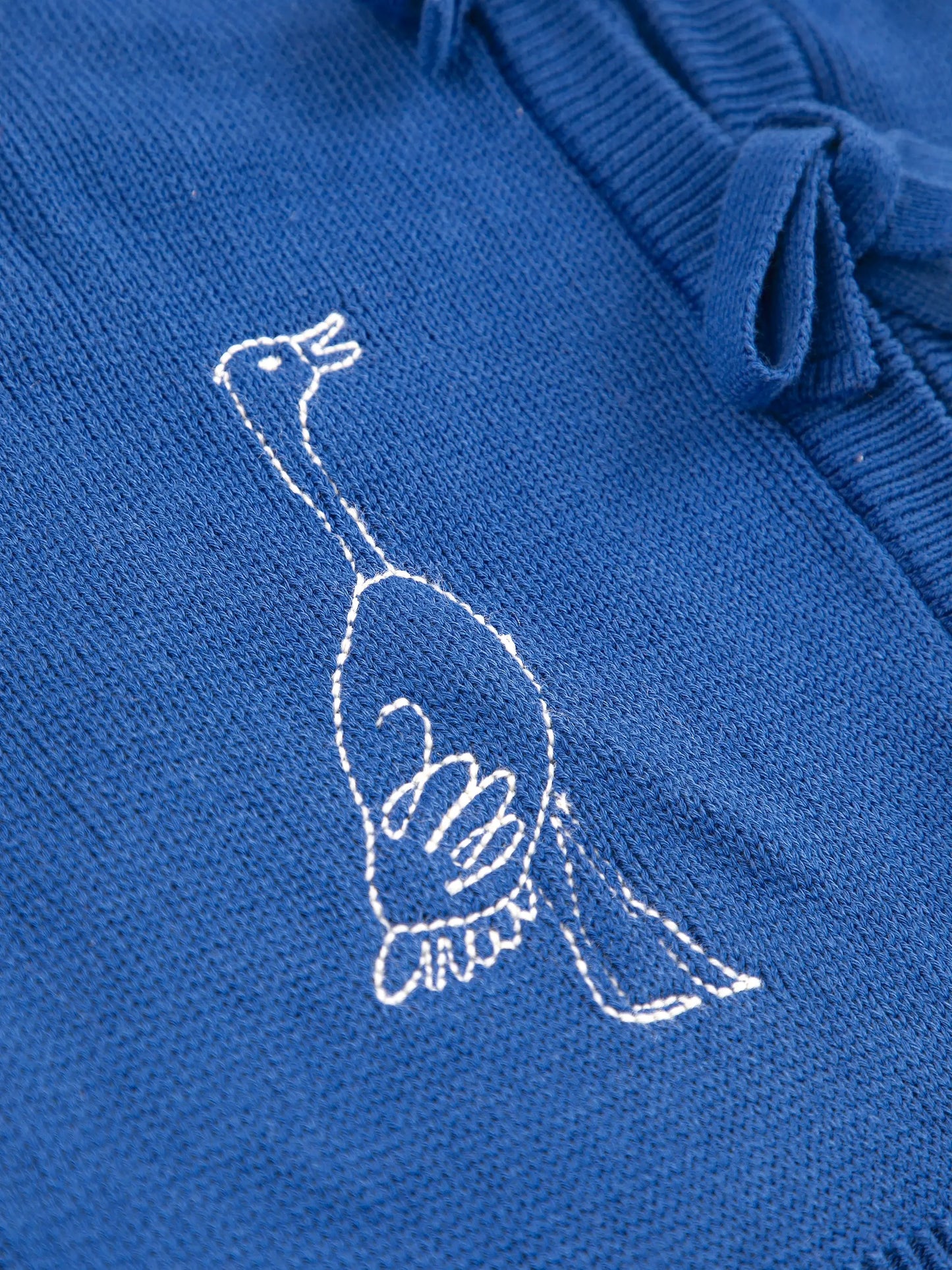 Summer trip bird cotton cropped cardigan Bobo Choses BEBE Concept