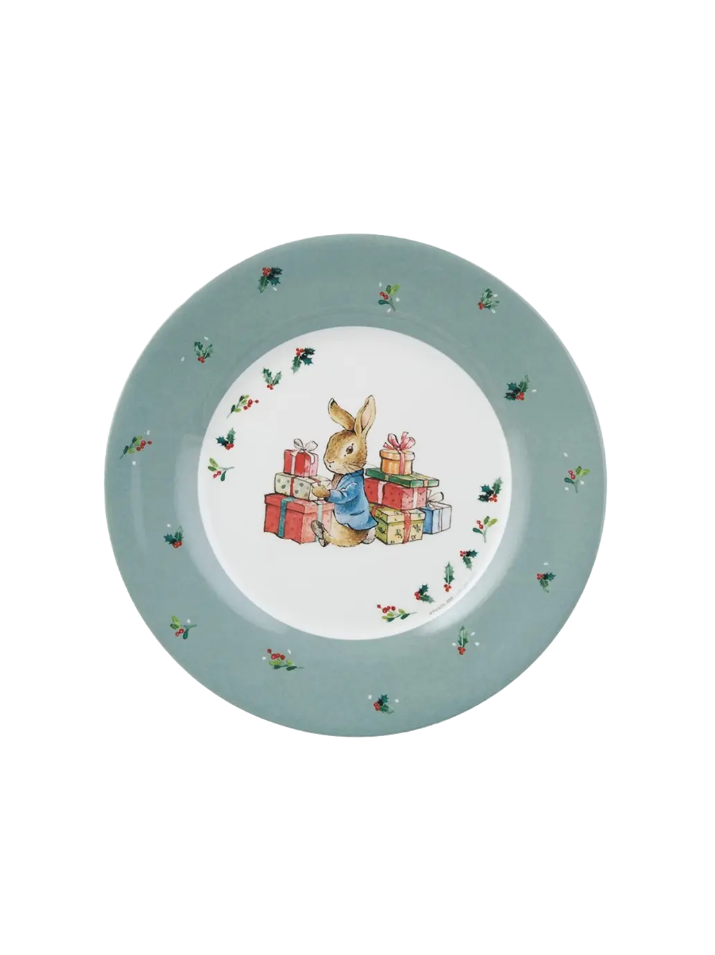 Talerz dziecięcy z melaminy Peter Rabbit Christmas Maison Petit Jour BEBE Concept