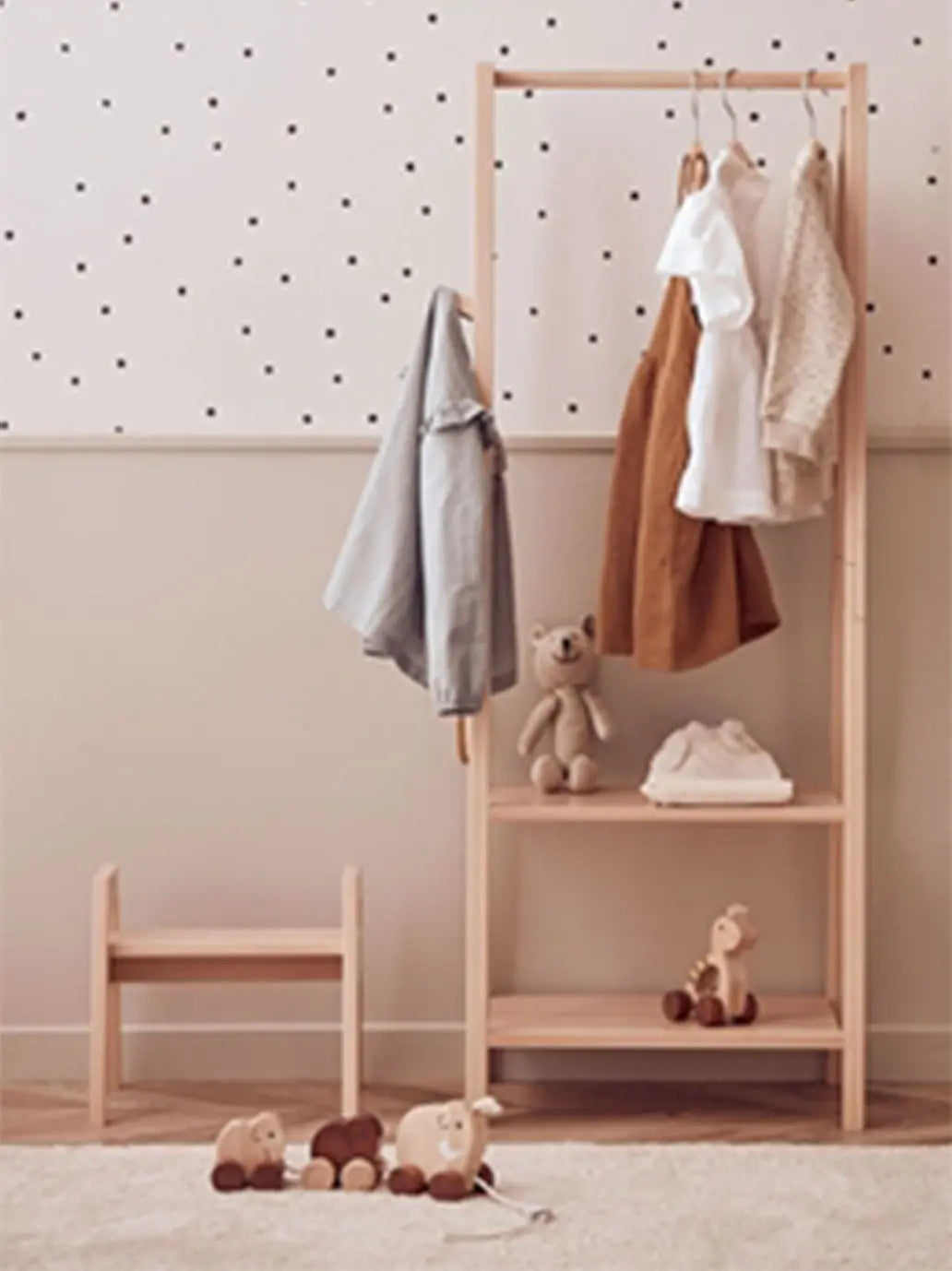 drewniana zabawka do ciągnięcia Rodzina Mamutów Kids Concept BÉBÉ Concept