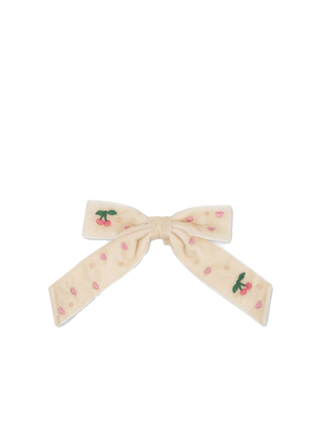 Spinka do włosów Velvet bow hair clip Konges Slojd BÉBÉ Concept