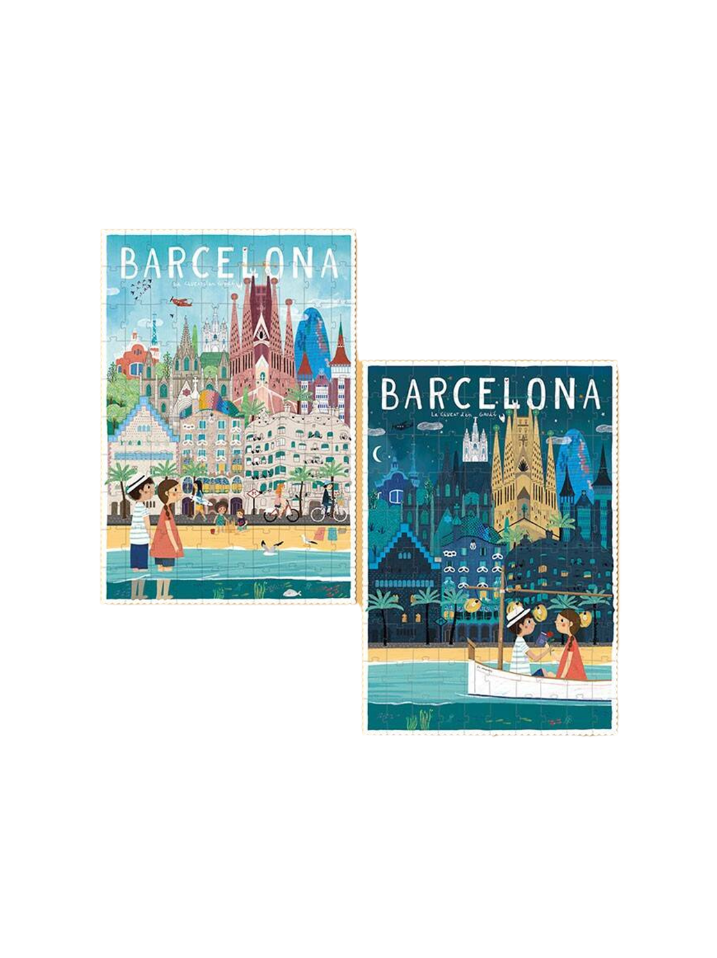 Puzzle dwustronne Gaudi Skyline Londji BÉBÉ Concept