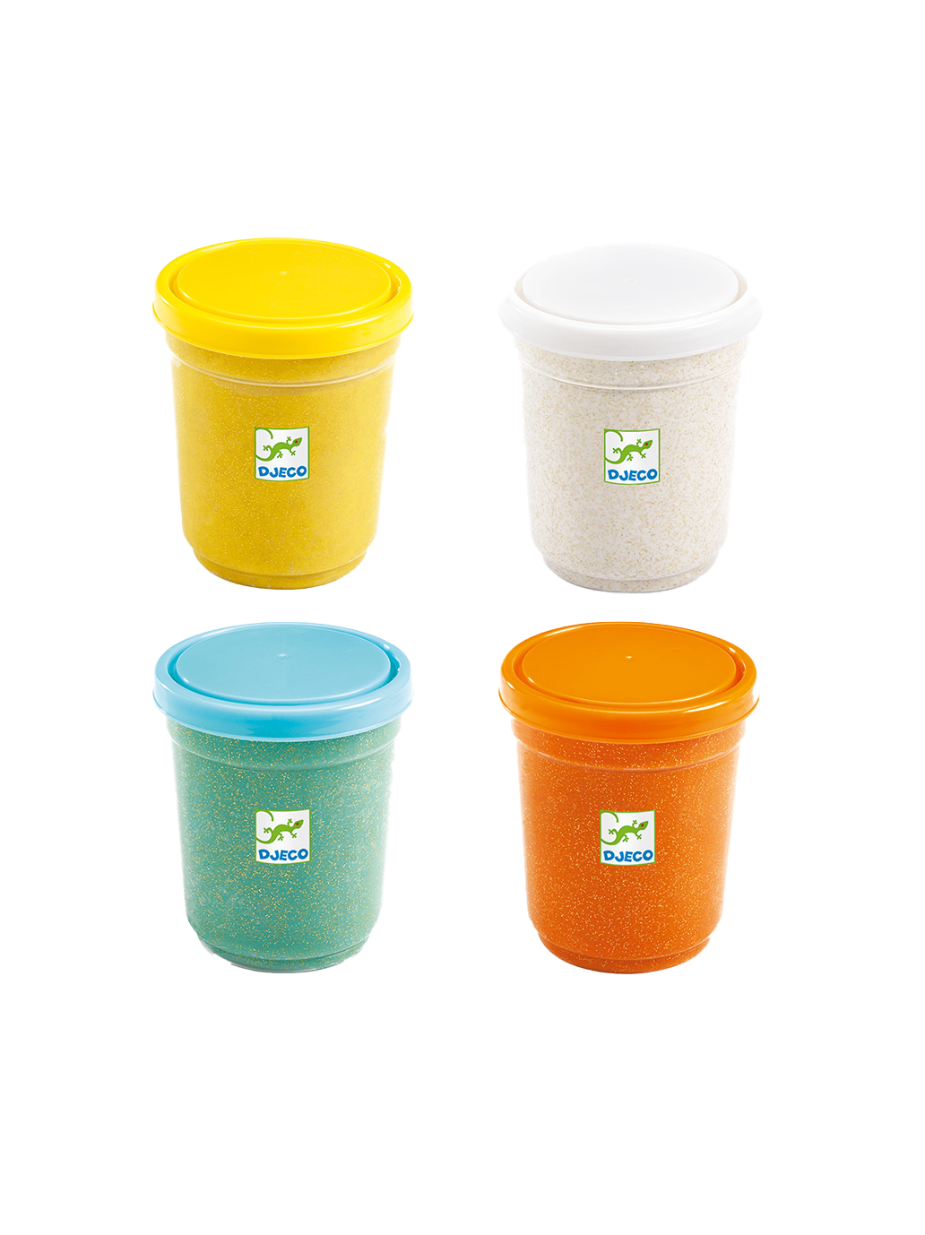 Zestaw 4 kolorów masy plastycznej Djeco BÉBÉ Concept
