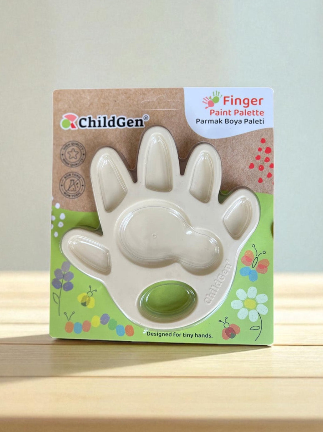 Paleta do malowania palcami w kształcie dłoni ChildGen BÉBÉ Concept