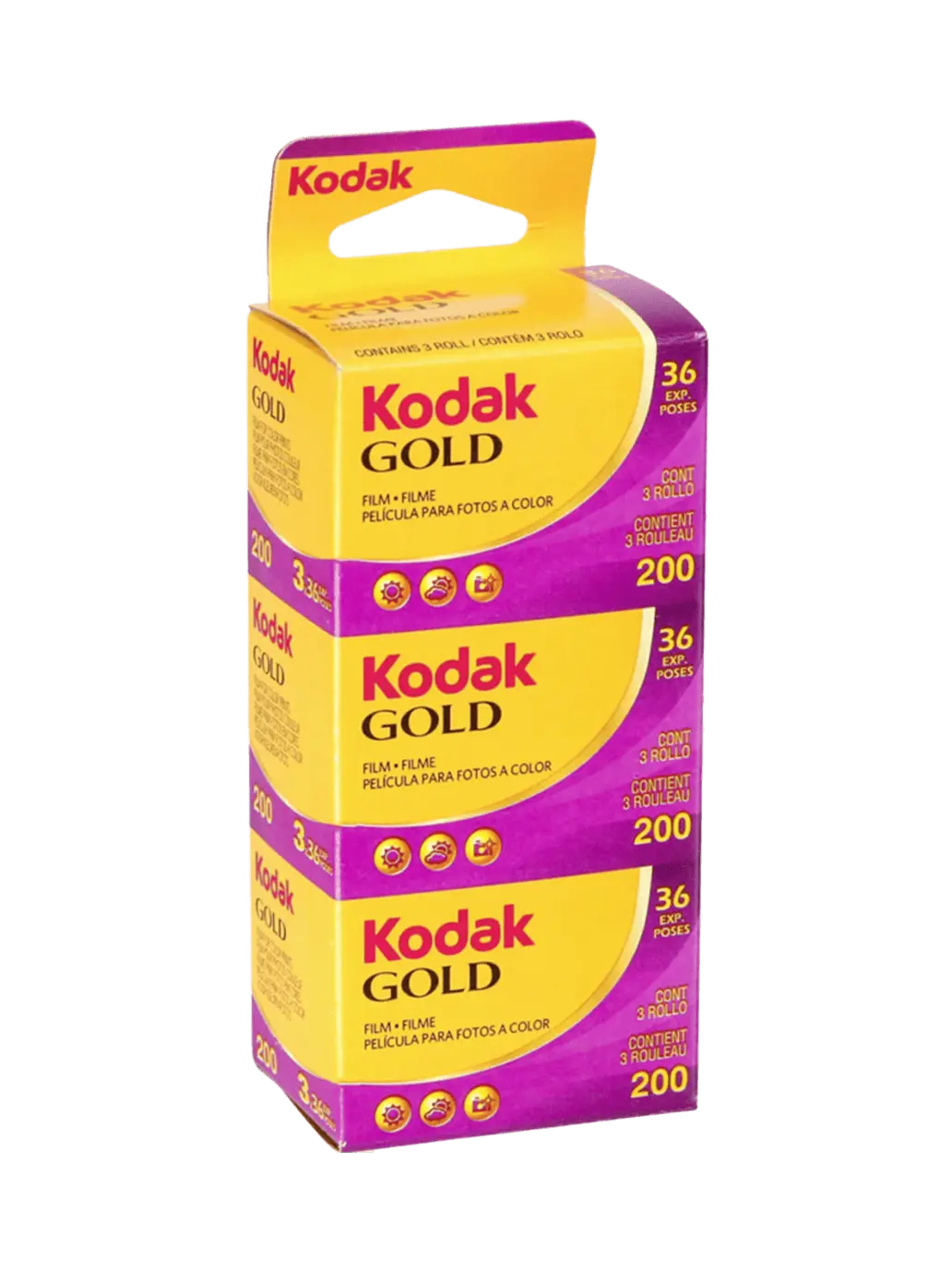 Film do aparatu 135 Gold 200 Color 3-Pack Kodak BEBE Concept