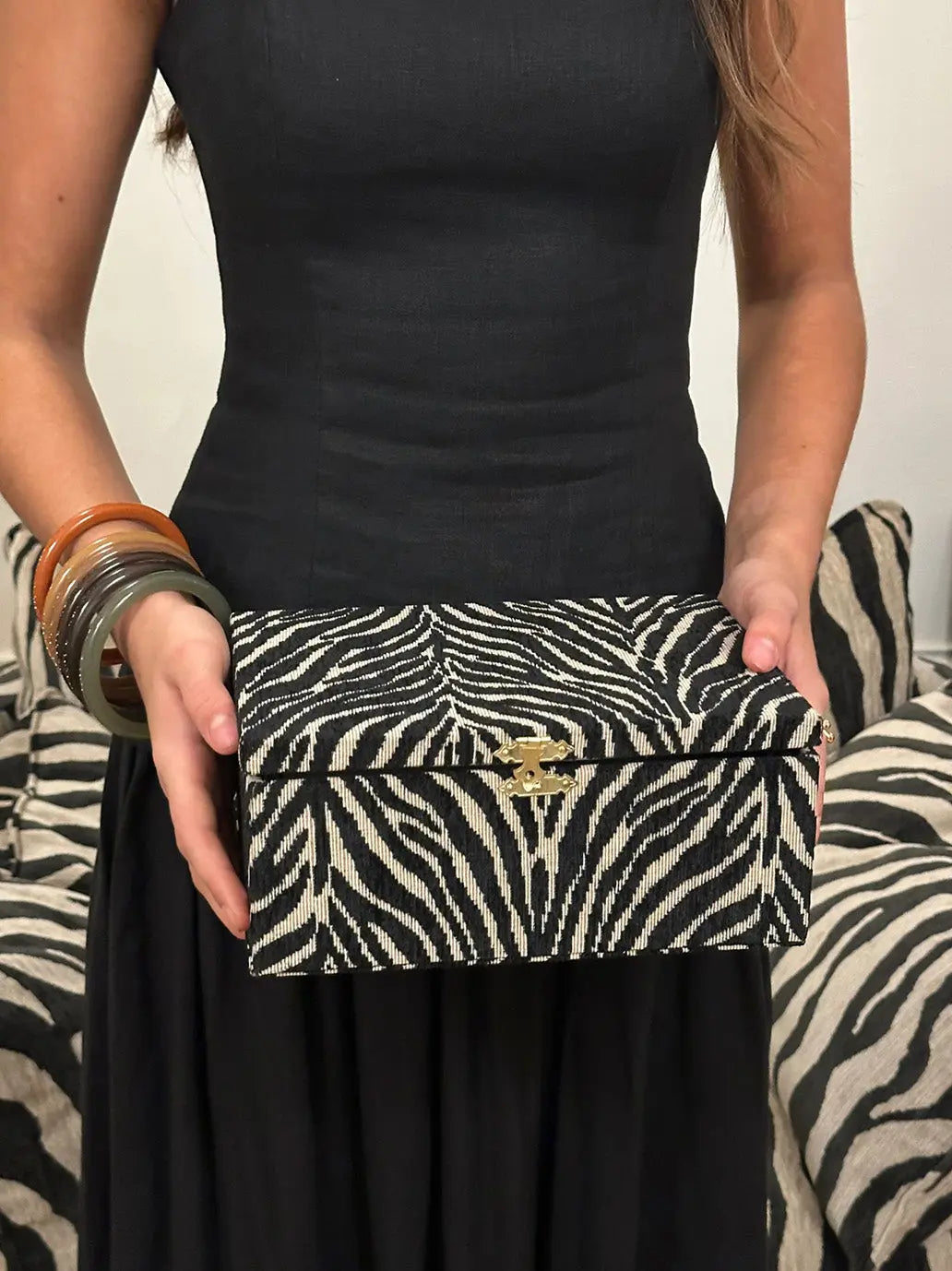 Szkatułka Giant Jewelry Box Black Zebra Pico BEBE Concept